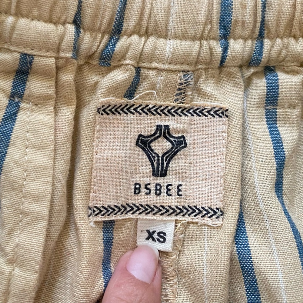 BSBEE Striped Cropped Lightweight Pants - Picture 9 of 9
